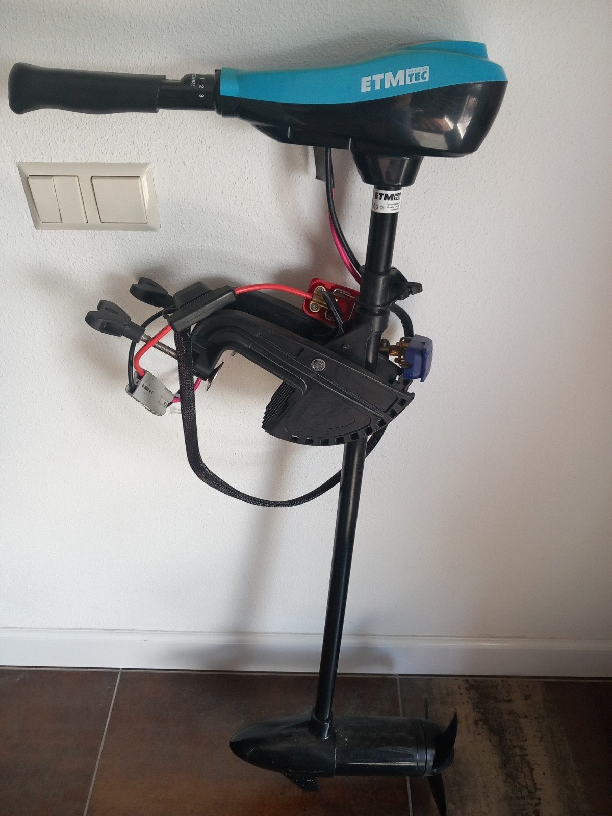 ETM Tec elektrische buitenboordmotor, Watersport en Boten, Bootonderdelen, Ophalen of Verzenden, Zo goed als nieuw, Motor en Techniek