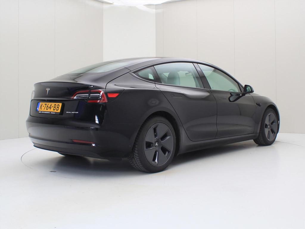 Tesla Model 3 Long-Range AWD 351pk 75 kWh FACELIFT [ FSD+WIT, Auto's, Tesla, Automaat, Gebruikt, Zwart, Origineel Nederlands