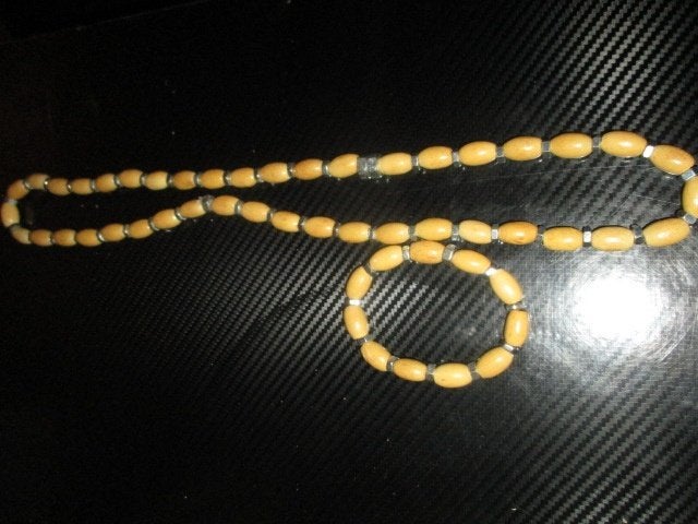 sieraden van houten balletje (beats) 1e partij 24 foto`s, Ophalen, Nieuw, Overige typen