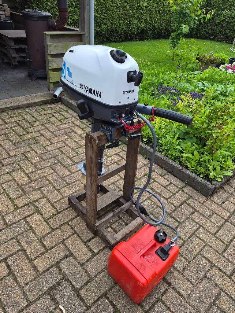 Yamaha F5 4-takt buitenboordmotor kortstaart, Ophalen, 5 tot 10 pk, Viertaktmotor, Zo goed als nieuw