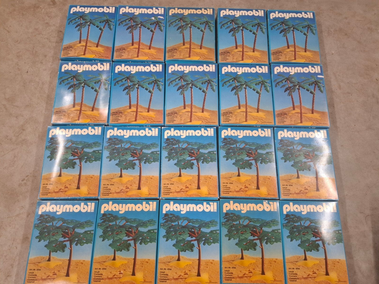 playmobil partij bomen 3548 en 3549, Kinderen en Baby's, Speelgoed | Playmobil, Ophalen of Verzenden, Nieuw, Complete set, Overige typen