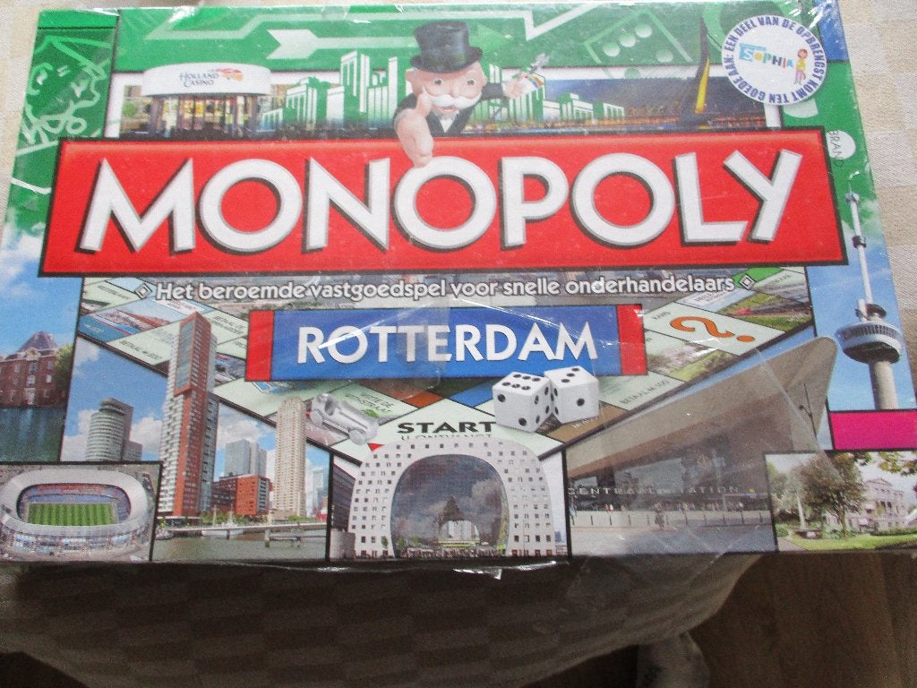 bordspel seal Monopoly Rotterdam Monopolie 2e editie, Vijf spelers of meer, Ophalen of Verzenden, Nieuw, Monopoly