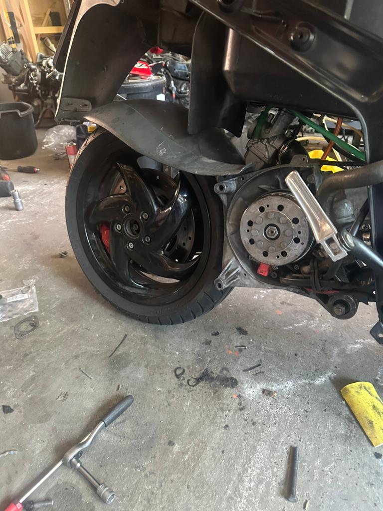 172cc lc dd dg blok, Motoren, Ophalen