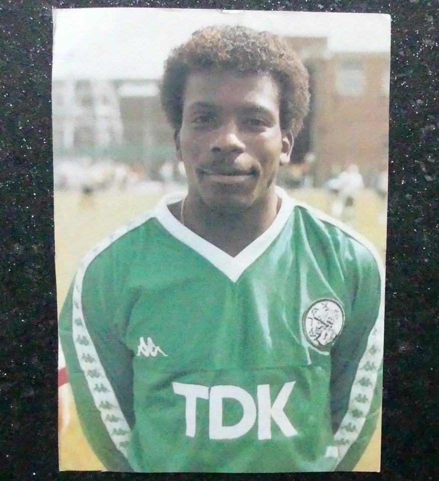 Stanley Menzo fotokaart voetbal kaart plaatje AFC Ajax, Ophalen of Verzenden, Gebruikt, Ajax, Spelerskaart