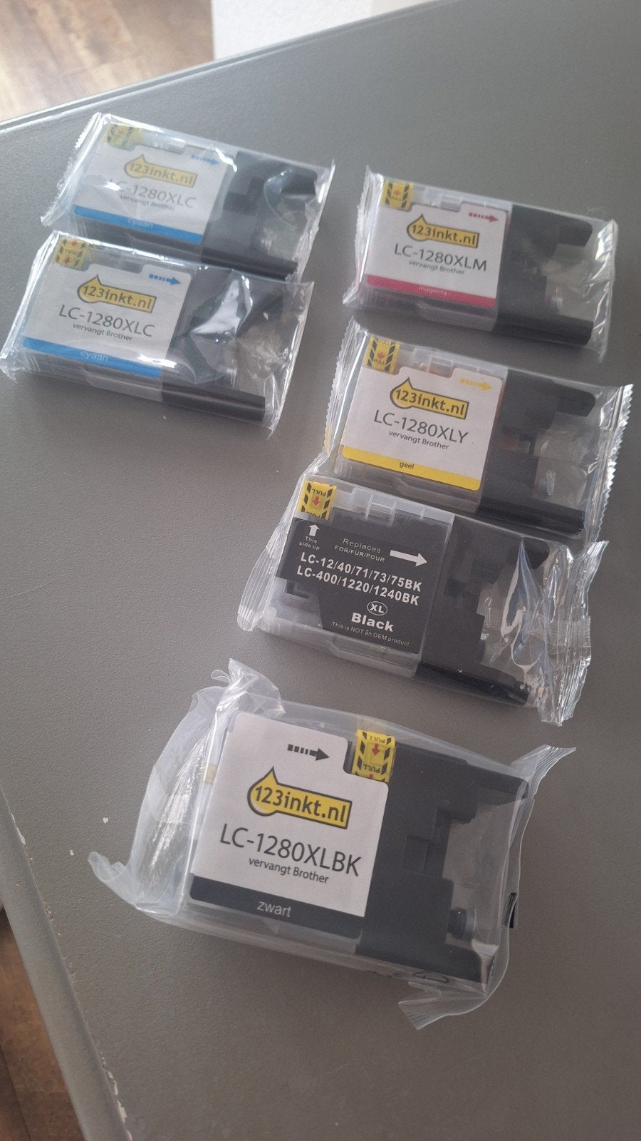 LC-1280XL Inktpatronen, Ophalen of Verzenden, Nieuw, Cartridge, Brother