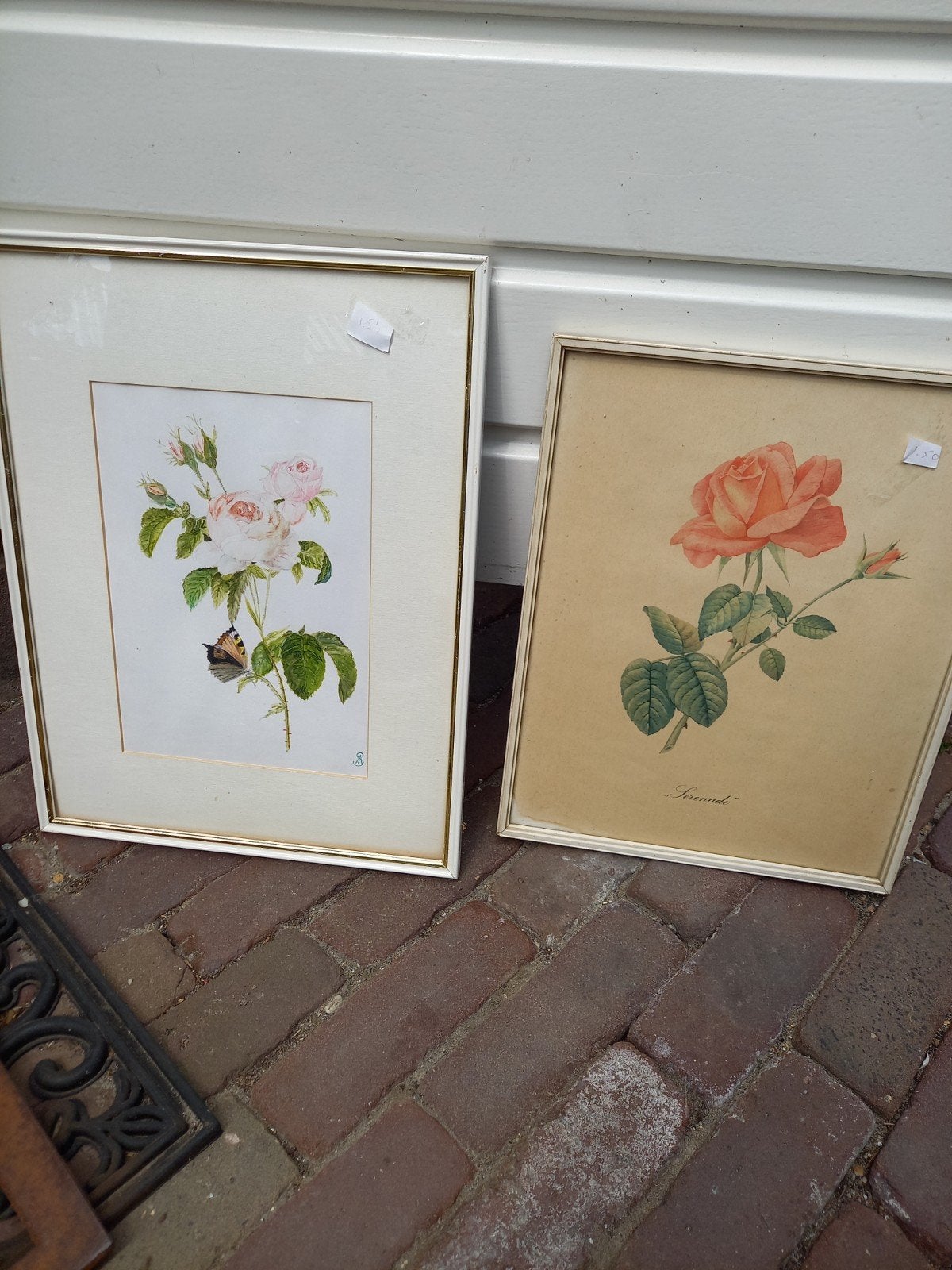 2 rozen afbeeldingen, Ophalen of Verzenden