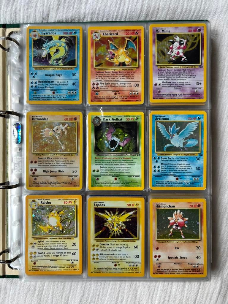 Grote verzameling oude pokemon kaarten van WOTC, Ophalen of Verzenden, Zo goed als nieuw, Meerdere kaarten