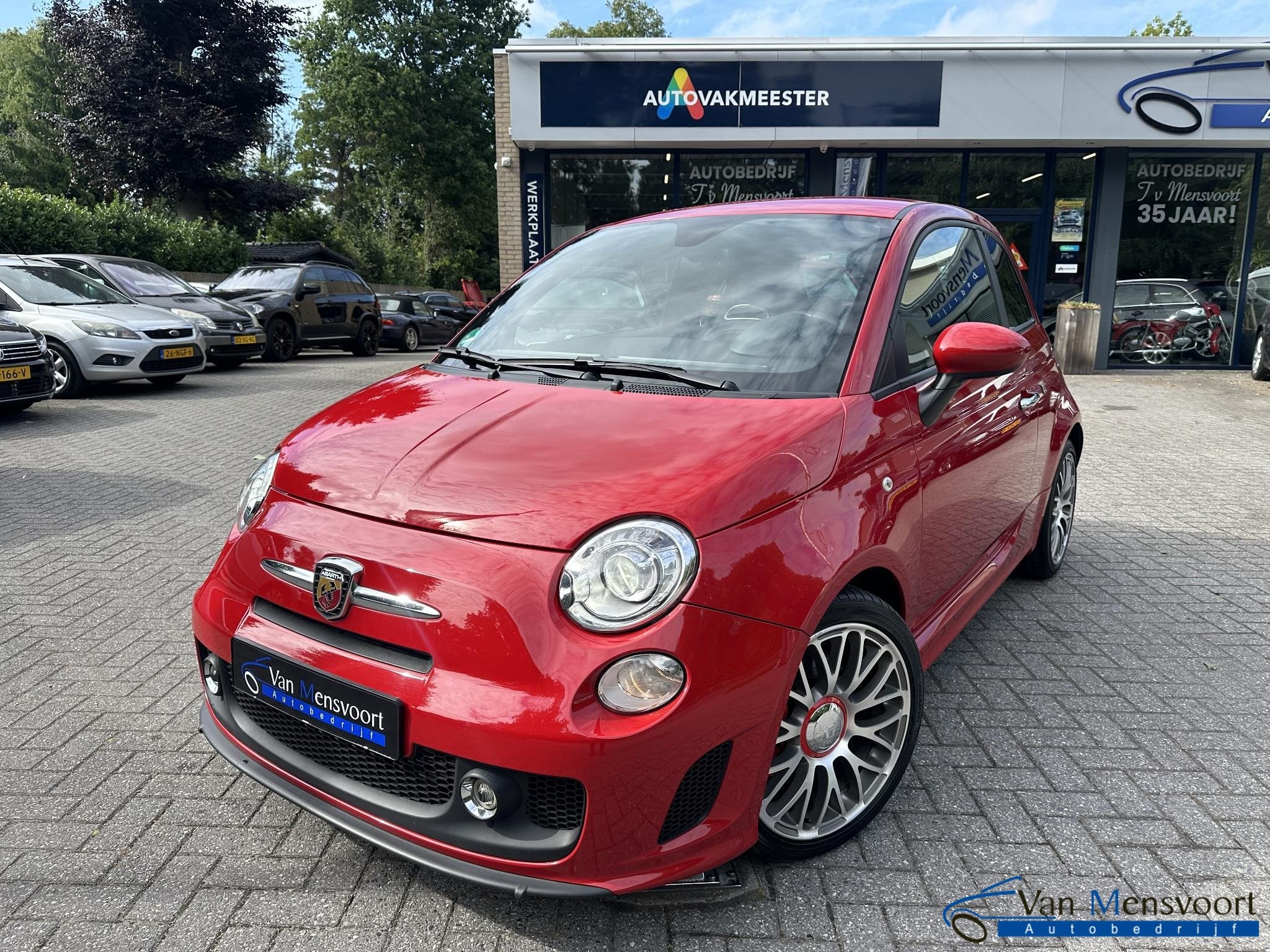 Fiat 500 1.4 T-Jet Abarth Elaborabile 1eEig|Leder|Xenon|Clim, Auto's, Voorwielaandrijving, Gebruikt, Euro 6, 4 cilinders
