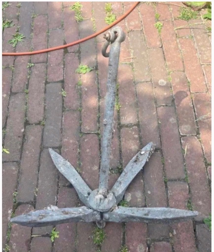 Nr 3. Vouwanker paraplu-anker klapanker 3.5 kilo, Ophalen, Zo goed als nieuw, Ankeren en Afmeren, Zeilboot of Motorboot