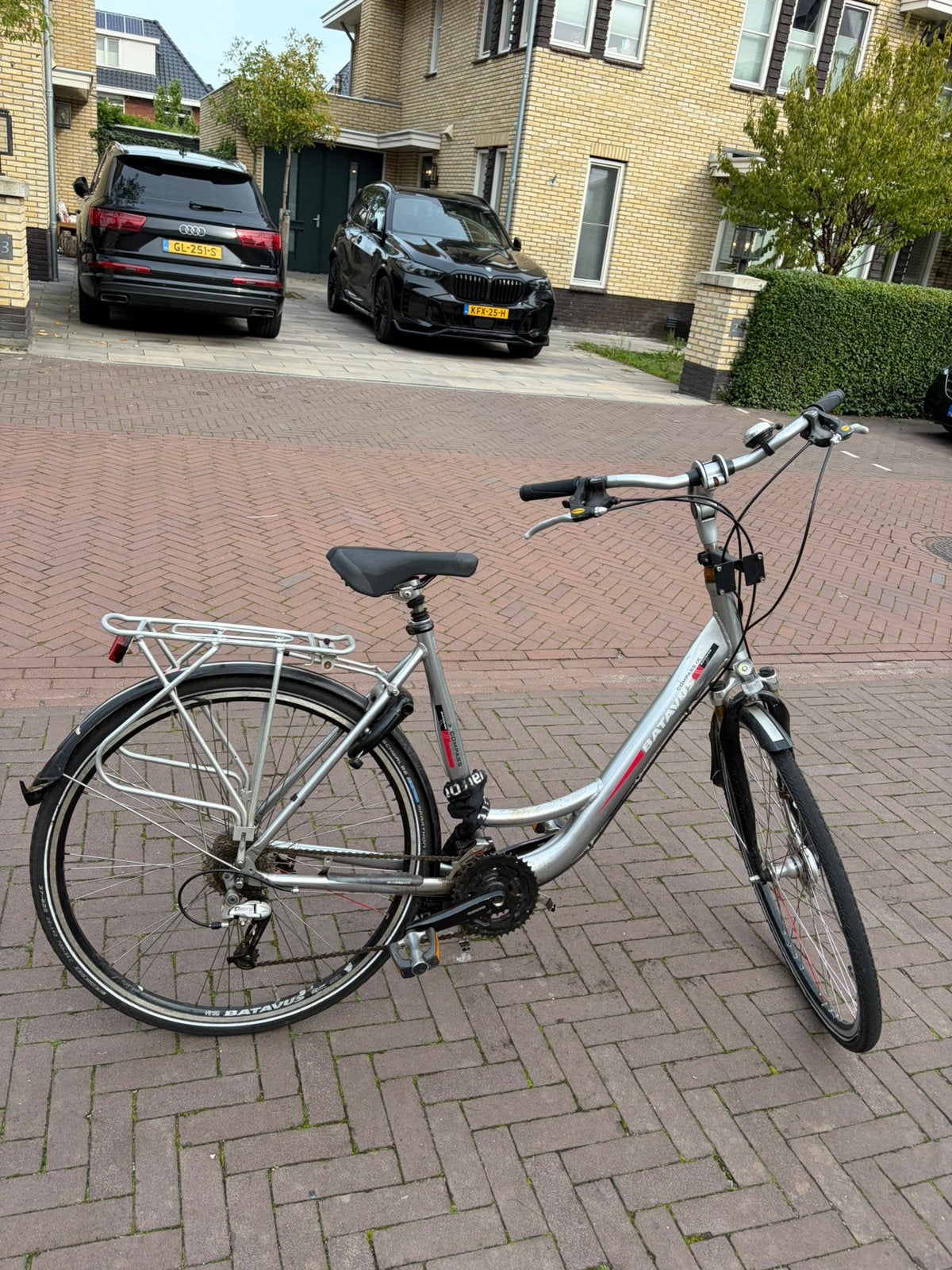 Damesfiets Batavus Compass, Fietsen en Brommers, Ophalen, Gebruikt, Versnellingen, Batavus