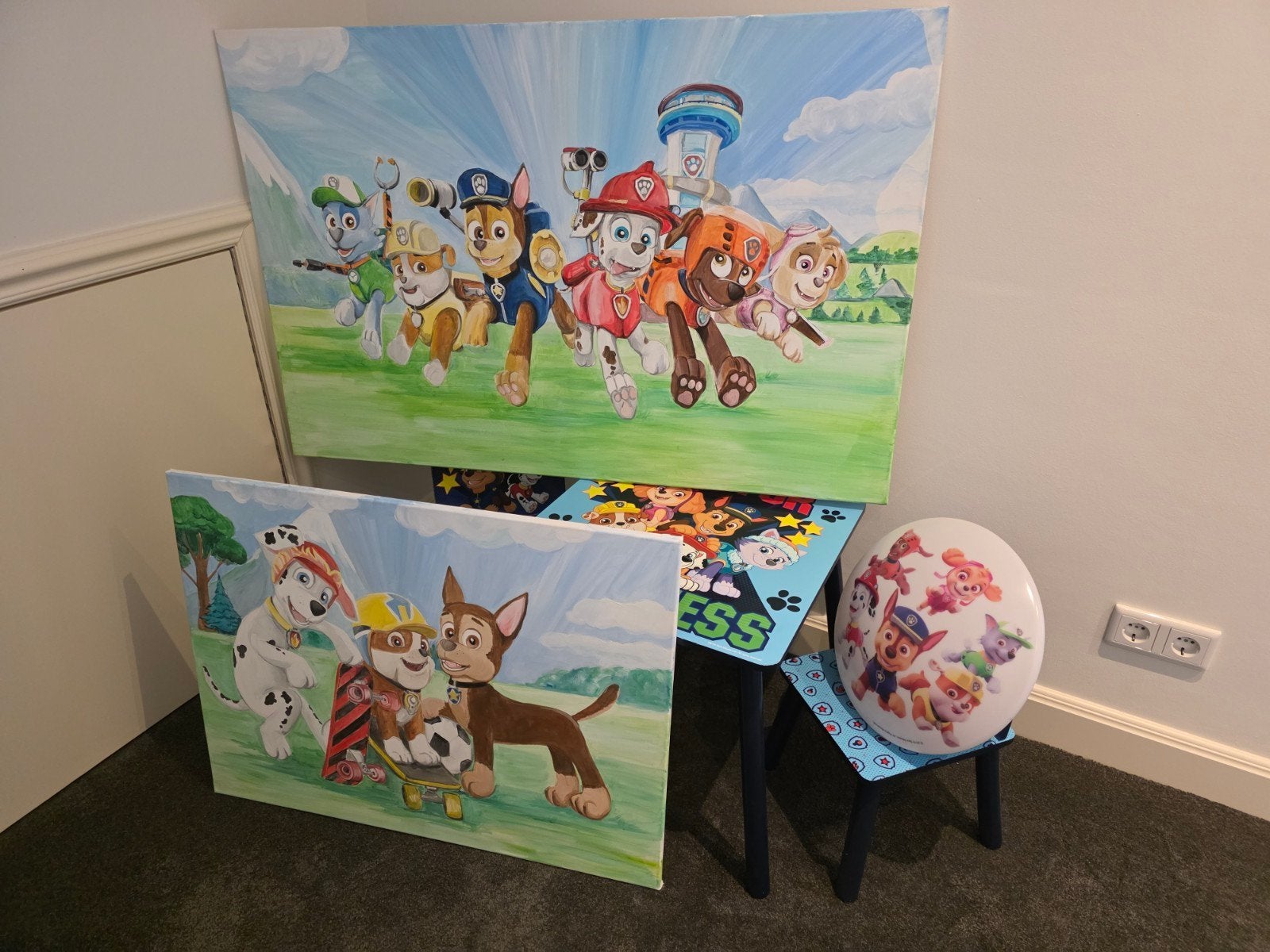 Paw Patrol kamer, Ophalen, Overige merken, Zo goed als nieuw, Wanddecoratie