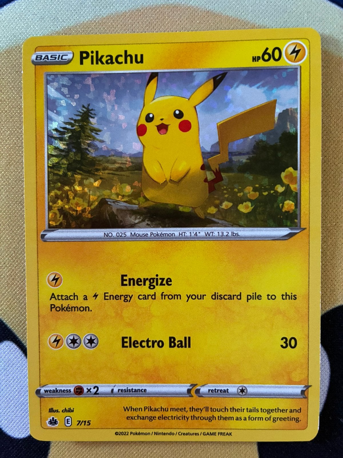 Pikachu 7/15 McDonald’s 2022 Confetti Holo, Ophalen of Verzenden, Zo goed als nieuw
