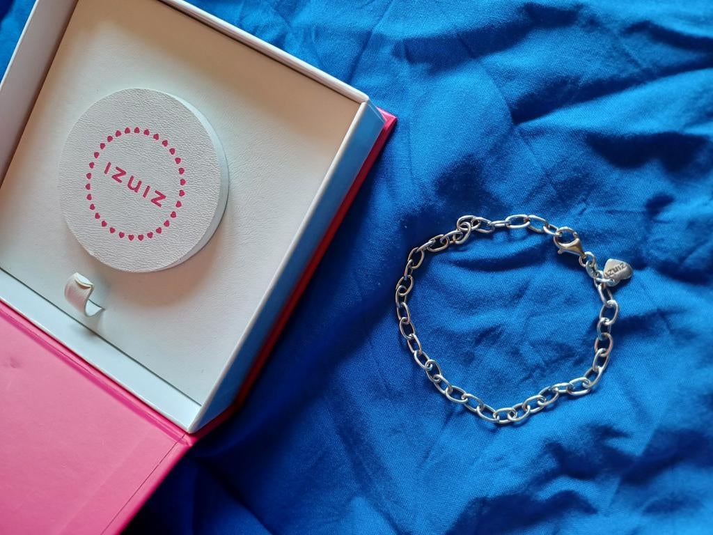 925 zilveren zinzi bedelarmband, Sieraden, Tassen en Uiterlijk, Armbanden, Ophalen of Verzenden, Zo goed als nieuw, Zilver, Zilver