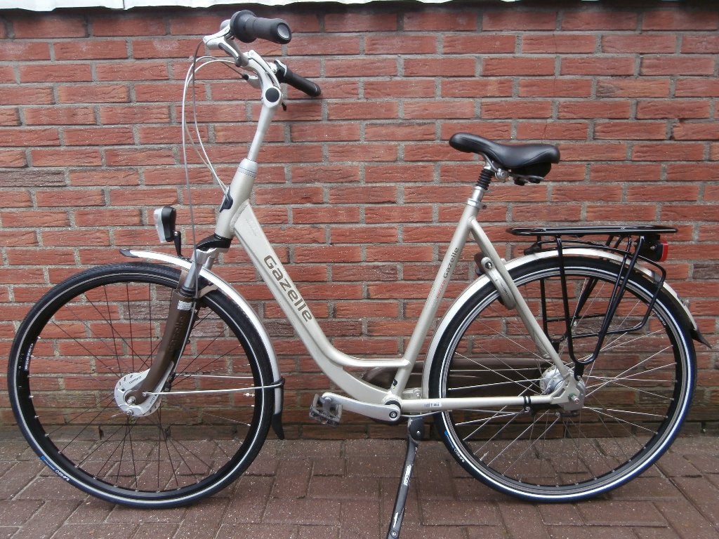 Zeer mooie Gazelle Orange Plus dames 57 cm. NIEUWE BANDEN, Ophalen, (Extra) lage instap, 56 cm of meer, Zo goed als nieuw