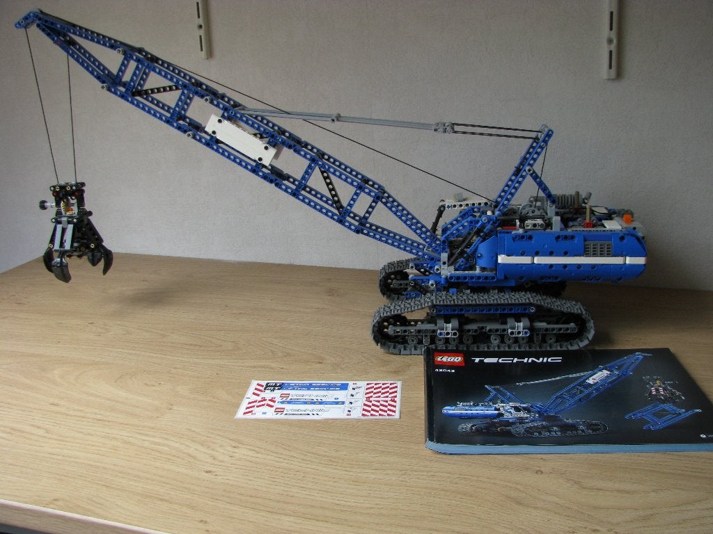 Lego Technic - 42042 - Rupsband Kraan, Ophalen, Lego, Compleet, Zo goed als nieuw