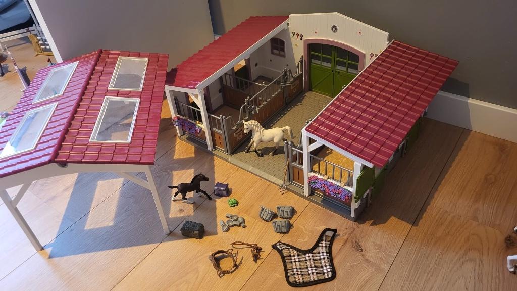 Schleich manege, Kinderen en Baby's, Speelgoed | Overig, Ophalen, Zo goed als nieuw, Jongen of Meisje