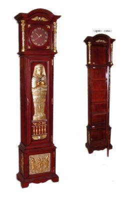 Klok egyptisch 140 cm - staande klok, Ophalen, HorecaBeelden, Nieuw, Staande klok