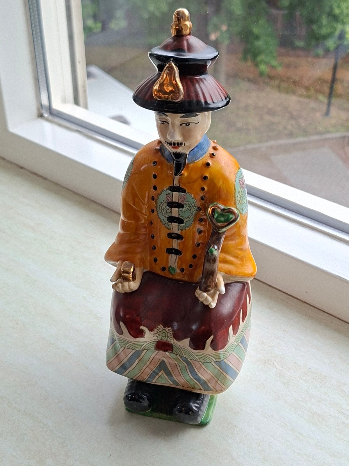Handgemaakte Chinese Keizer  - Vintage Decoratie, Ophalen of Verzenden, Zo goed als nieuw