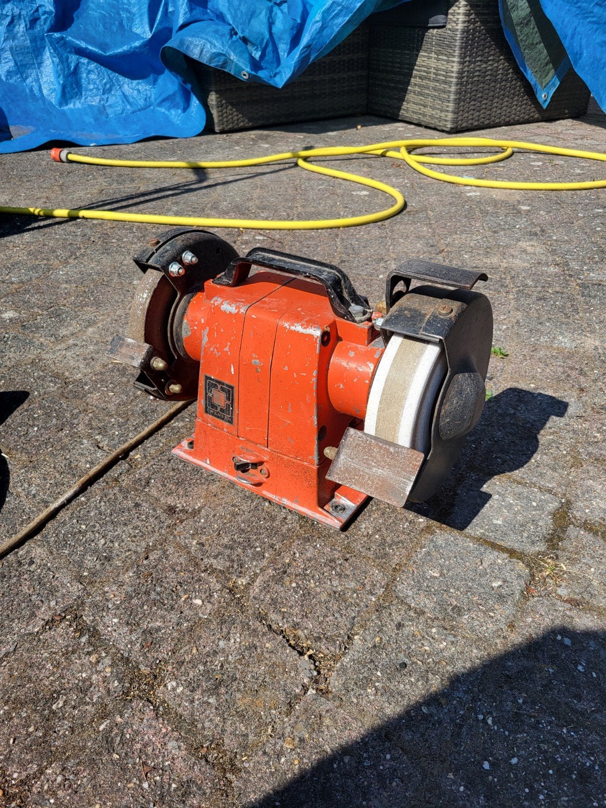 Creusen Werkbankslijpmachine DS.2150 TS - 300 Watt, Ophalen of Verzenden, Gebruikt, Minder dan 700 watt, Werkbankslijpmachine
