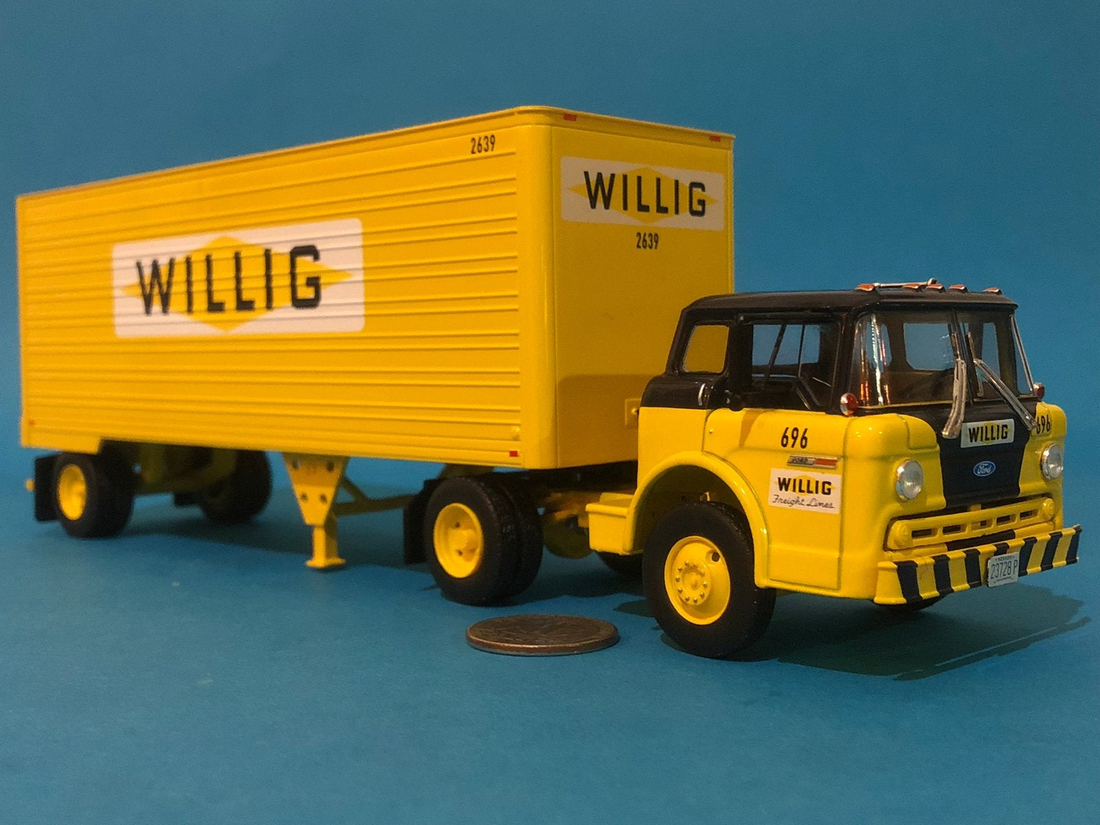 Ford C-series & trailer Widdig! Nieuw & doos! KIJK!, Ophalen of Verzenden, Nieuw, Bus of Vrachtwagen, Overige merken