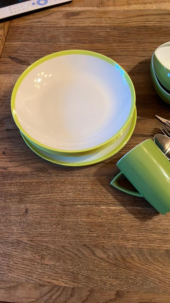 Lot groen camping mepal rosti, Ophalen of Verzenden, Zo goed als nieuw