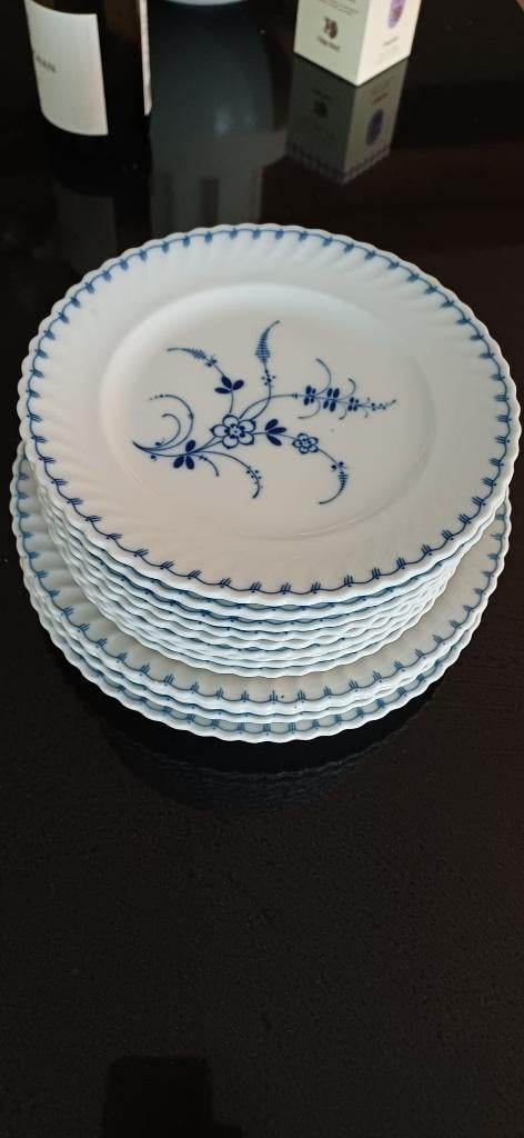 10 + 4 Borden Bavaria Indisch Blau (Kobalt Echt), Ophalen, Zo goed als nieuw, Bord(en), Overige stijlen