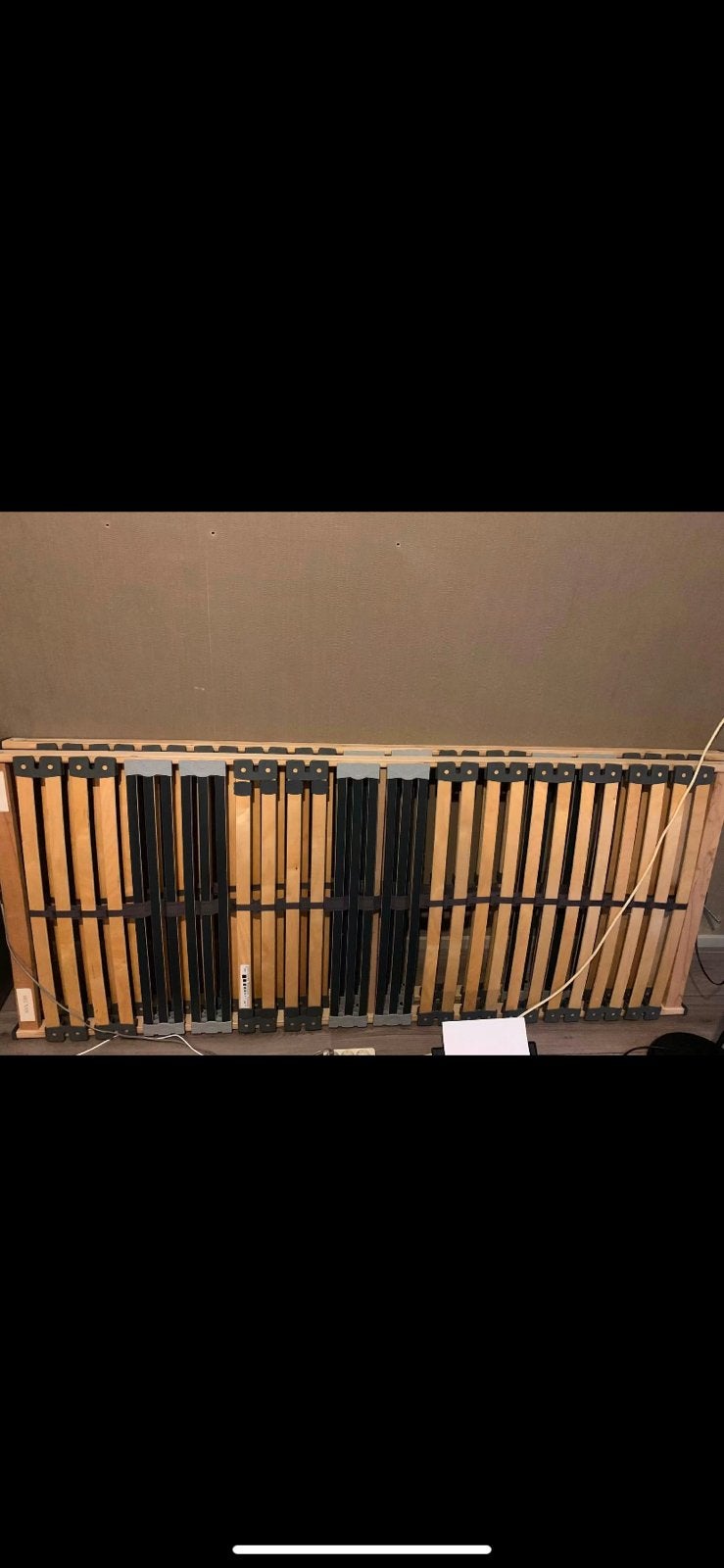 Lattenbodems, Ophalen, Eenpersoons, Zo goed als nieuw, 80 cm