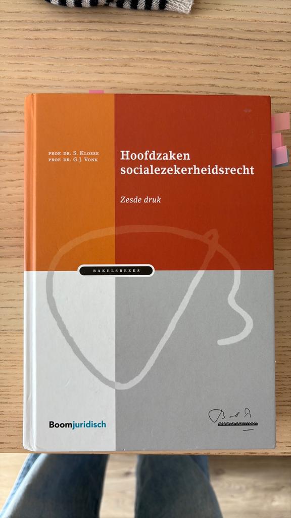 S. Klosse - Hoofdzaken socialezekerheidsrecht, Boeken, Wetenschap, Zo goed als nieuw, Sociale wetenschap, Ophalen of Verzenden
