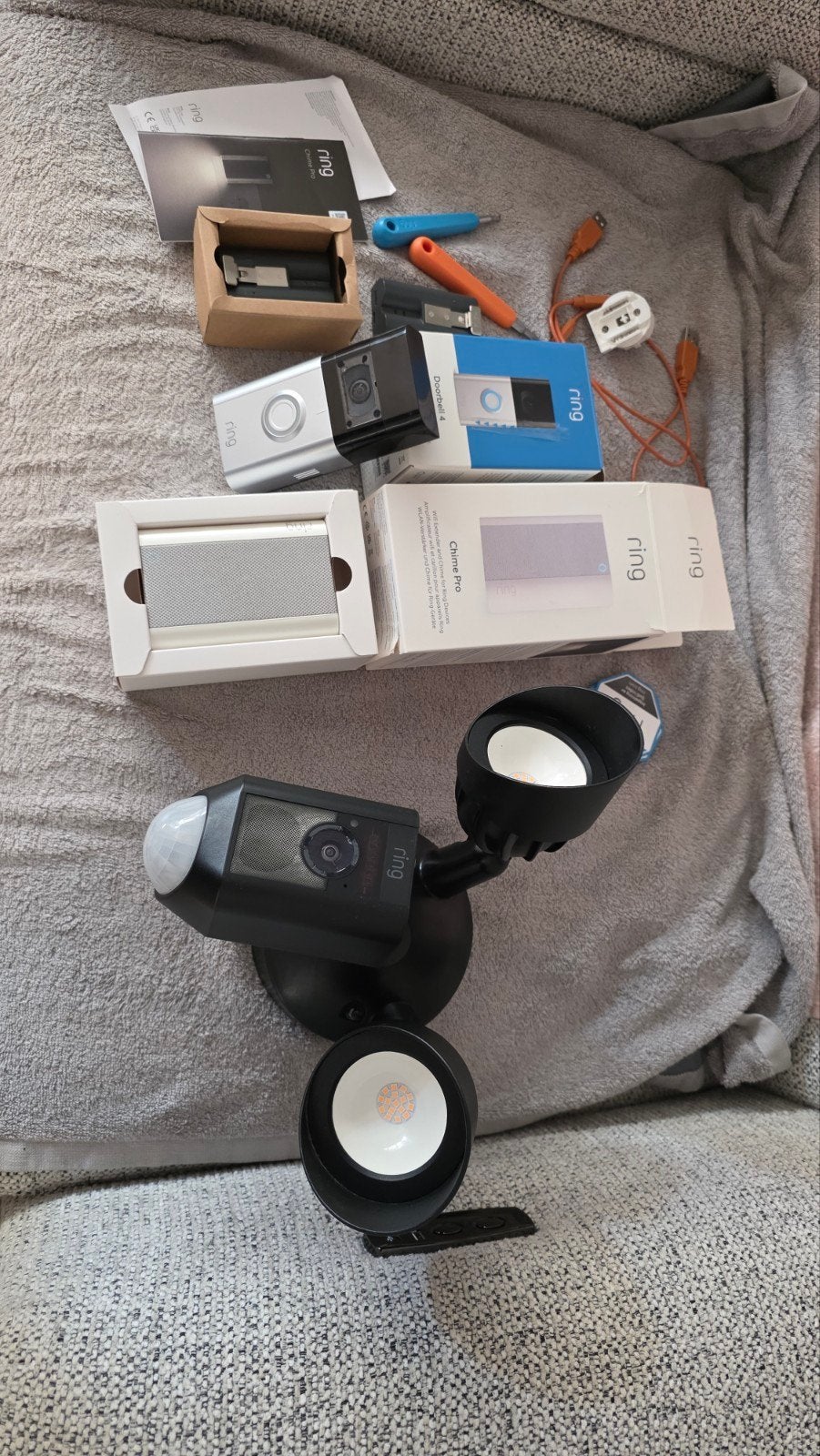 Ring Deurbel, Camera, Chime Pro & Wifi Boost, Ophalen of Verzenden, Zo goed als nieuw