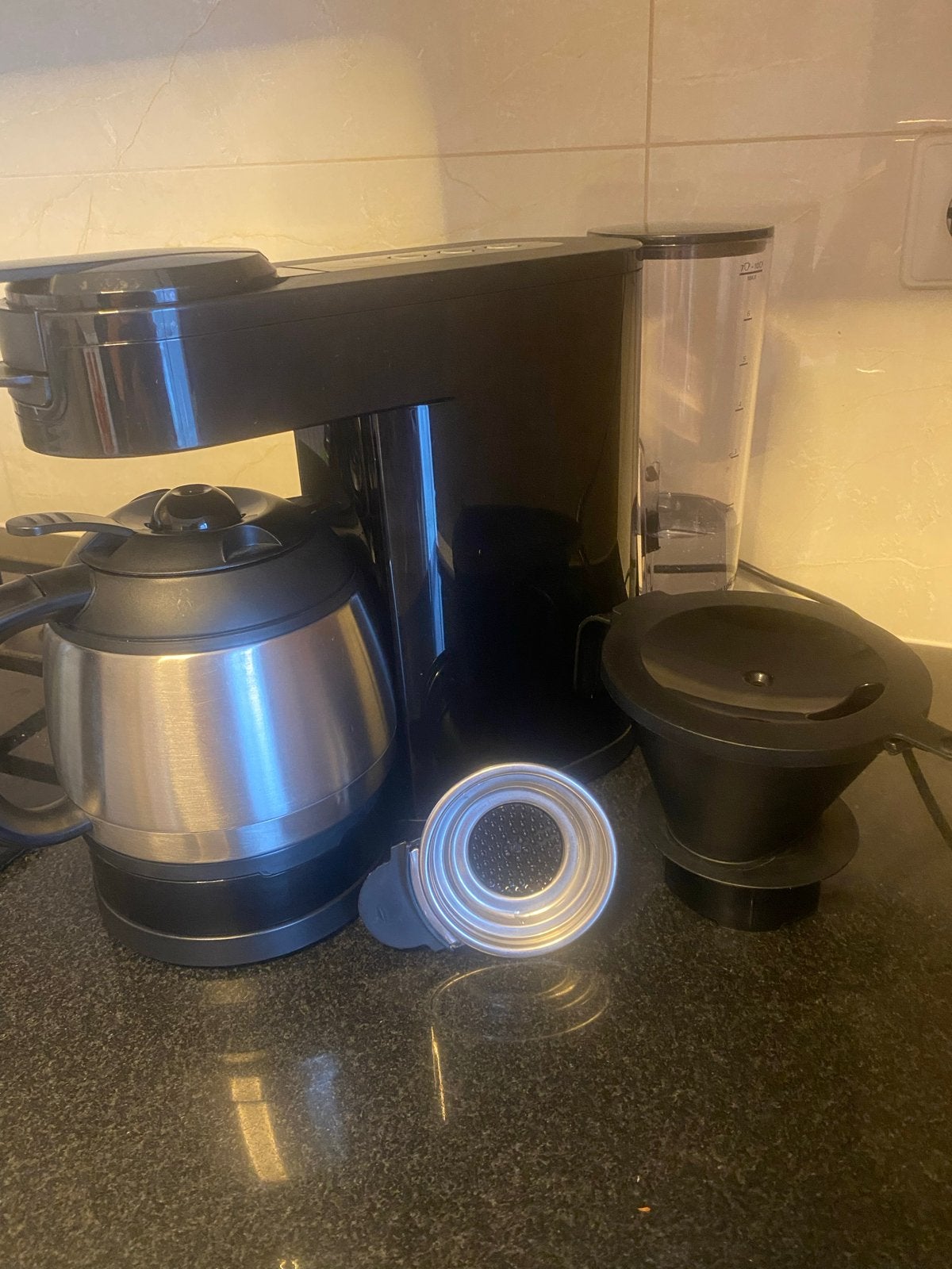 Senseo Switch 2-in-1 Koffiezetapparaat Zwart - Zo goed als n, Witgoed en Apparatuur, Koffiezetapparaten, Ophalen, Afneembaar waterreservoir