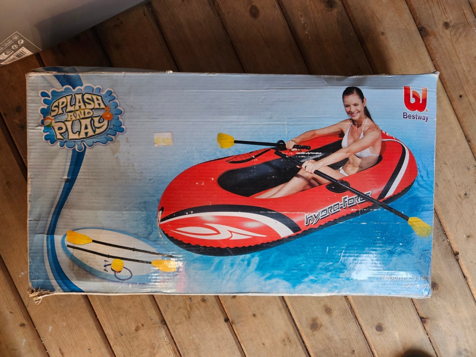 Nieuwe Bestway Hydro-Force Opblaasboot met Peddels, Ophalen of Verzenden, Nieuw
