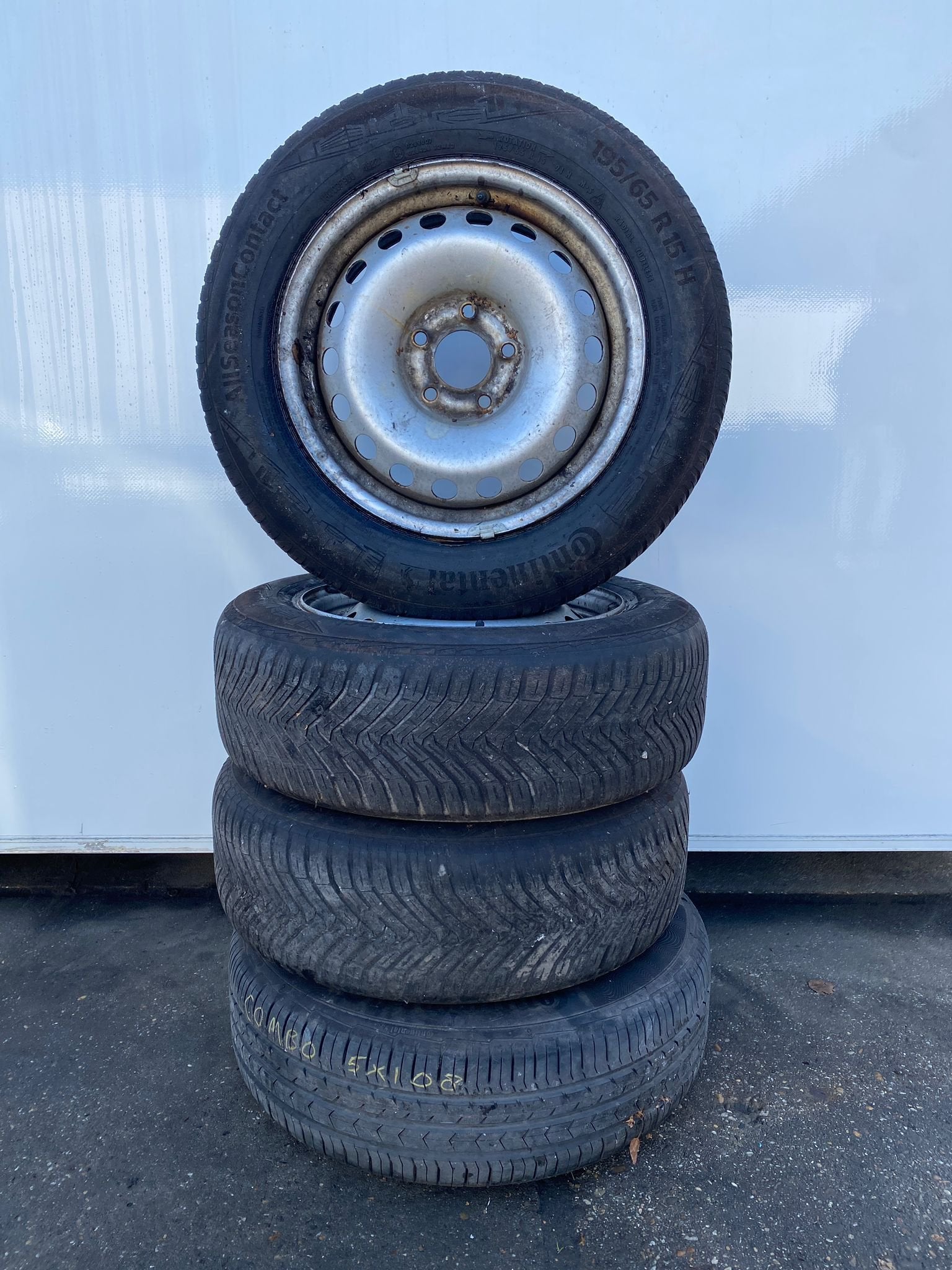Opel Combo Partner Berlingo velgen 195-65-15 5x108 - Set 20., -, Banden en Velgen, Ophalen of Verzenden, All Season