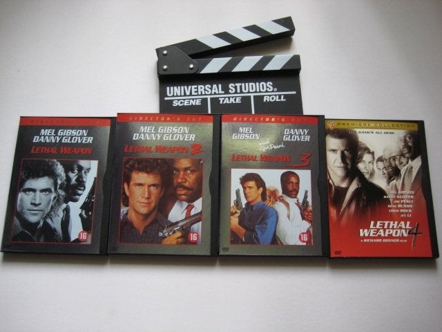 Lethal Weapon 1, 2, 3 of 4 DVD, Alle leeftijden, Ophalen of Verzenden, Zo goed als nieuw