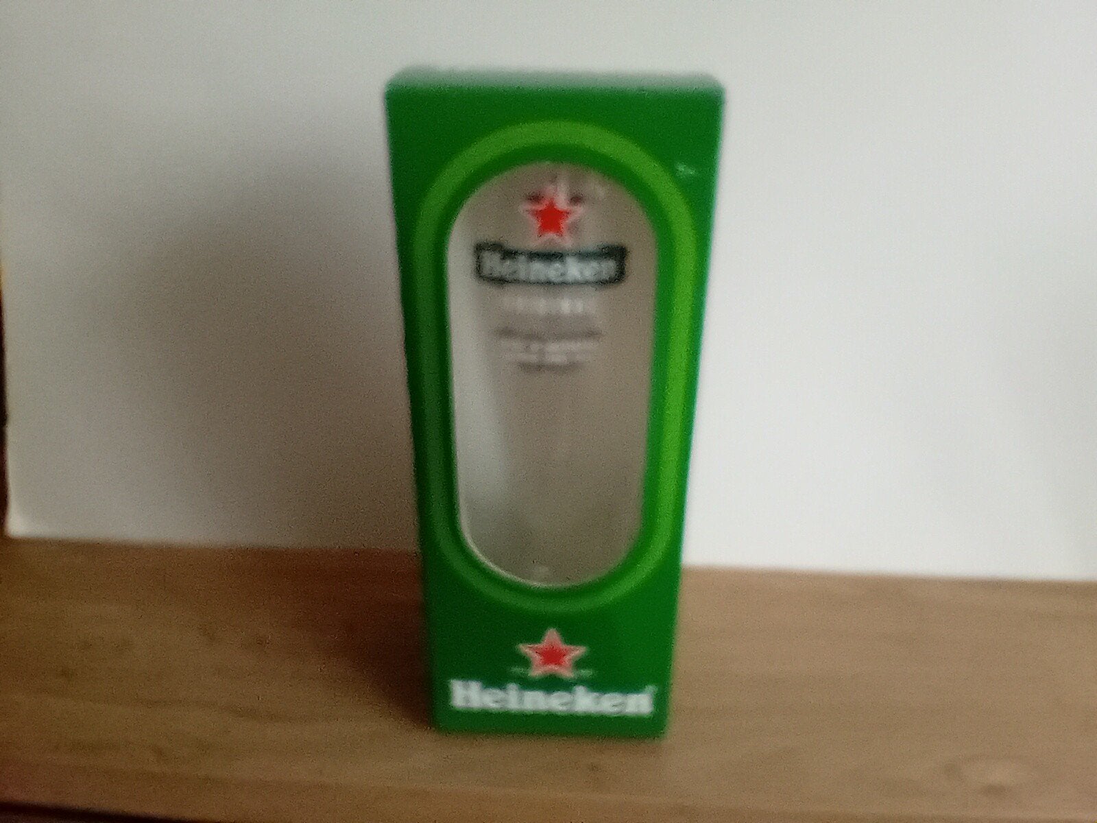 Heineken stervoet glas pint, Ophalen of Verzenden, Zo goed als nieuw, Glas of Glazen, Heineken