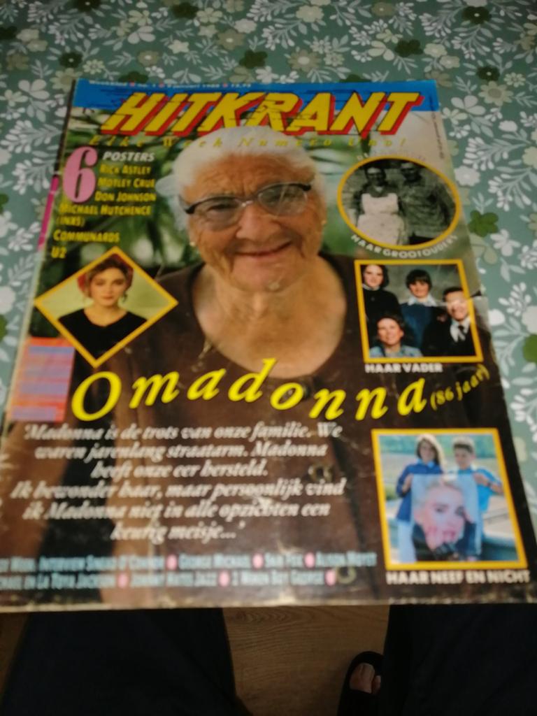 Hitkrant - 9 Januari 1988, Ophalen of Verzenden, Muziek, Film of Tv