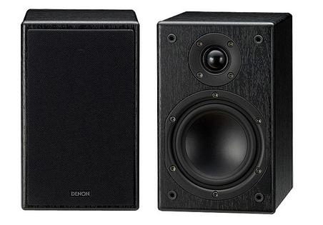 Denon 2 weg luidsprekers SC F107, Gebruikt, 60 tot 120 watt, Front, Rear of Stereo speakers, Ophalen