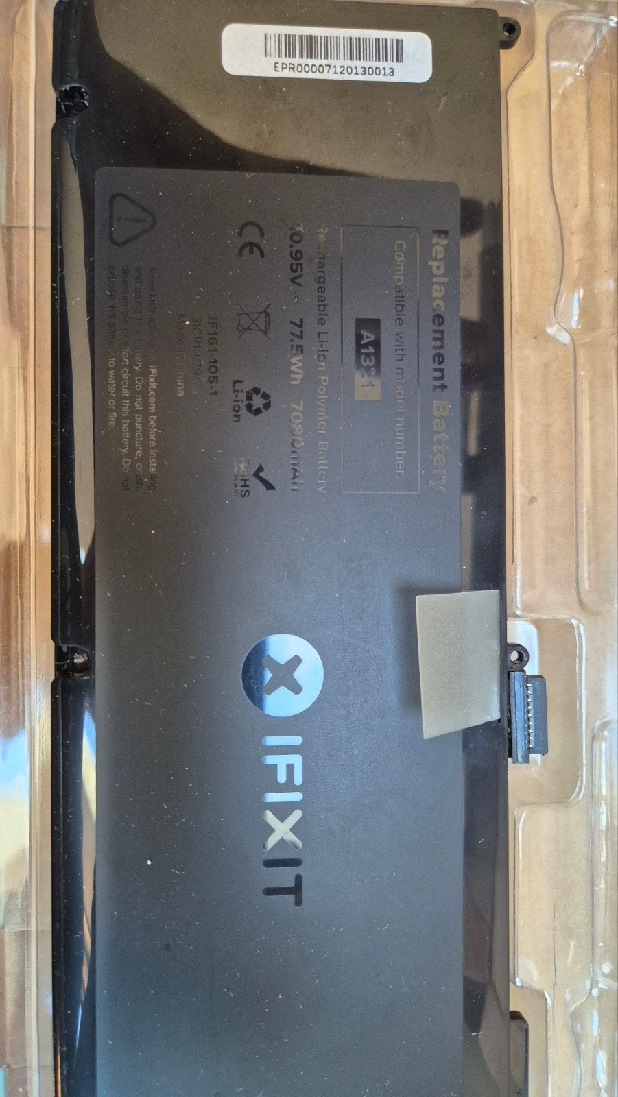 'Nieuwe accu macbook pro 2010 ifixit A1321, Verzenden, Nieuw