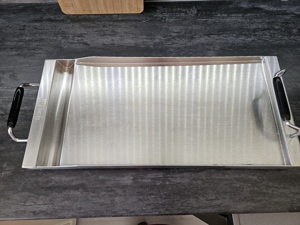 Smeg Teppan Yaki plaat, Witgoed en Apparatuur, Grillplaten, Ophalen, Gebruikt