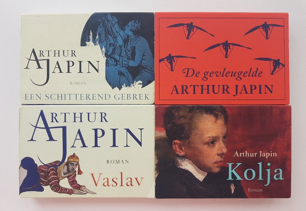 4x Dwarsligger Arthur Japin oa. Kolja, Vaslav, Gevleugelde, Boeken, Romans, Ophalen of Verzenden, Arthur Japin, Nederland