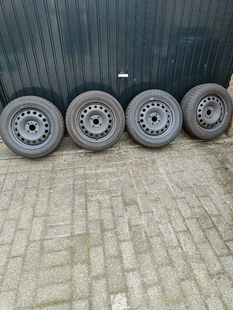 4x Continental WinterContact TS800 winterbanden, Ophalen, Gebruikt, 15 inch, Band(en)