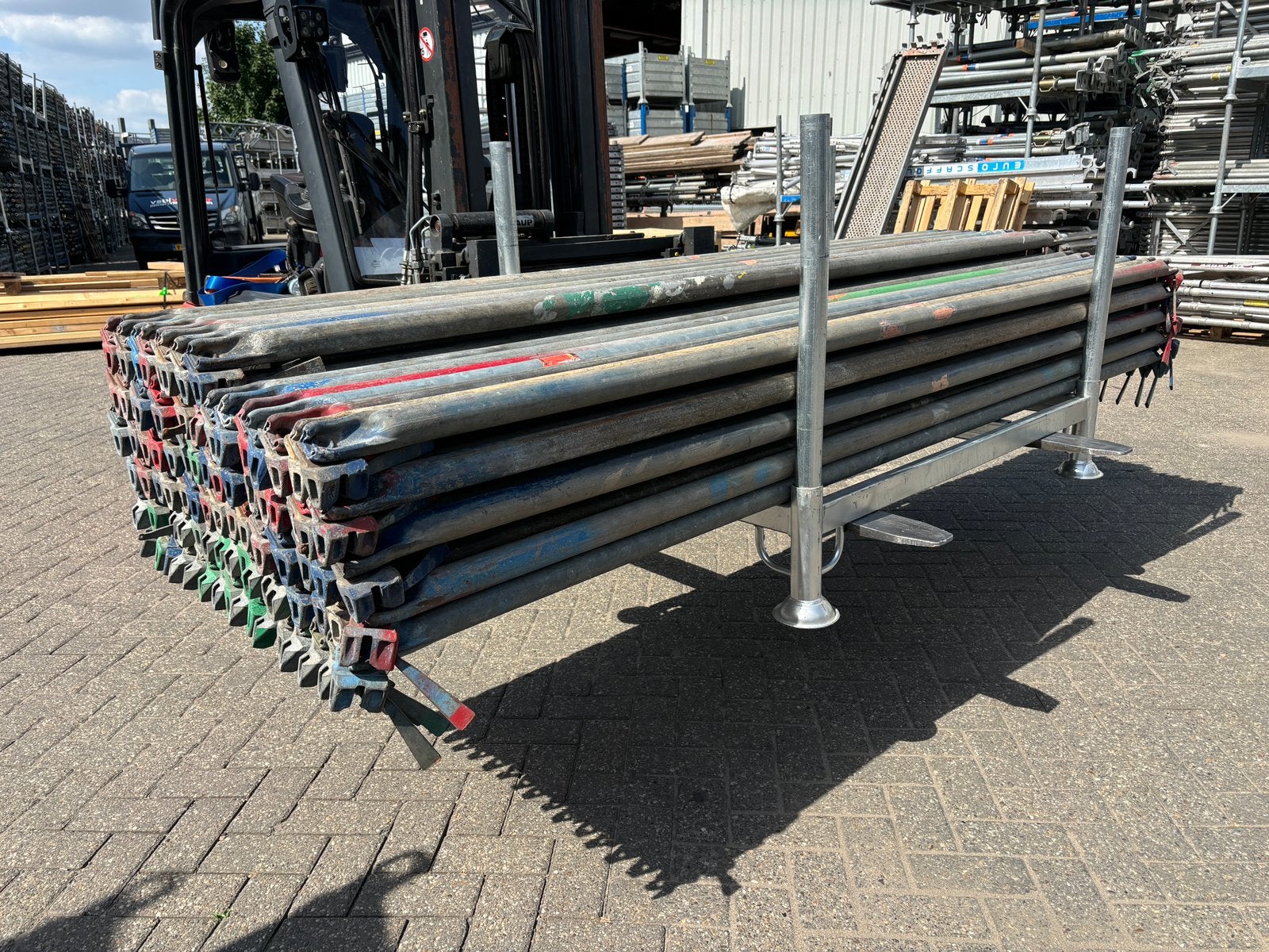 Layher Allround schoren 2.07x2.00m gebruikt, Ophalen, Gebruikt, Gevelsteiger, 2 tot 5 meter