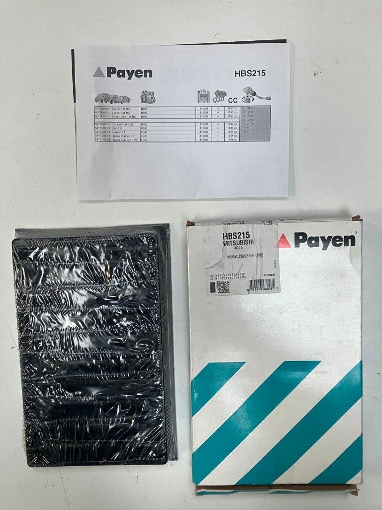 cilinderkopboutenset mitsubishi /volvo 4G92/4G93, Xxxx, Frank@versteegautoonderdelen.nl, Ophalen of Verzenden, Payen