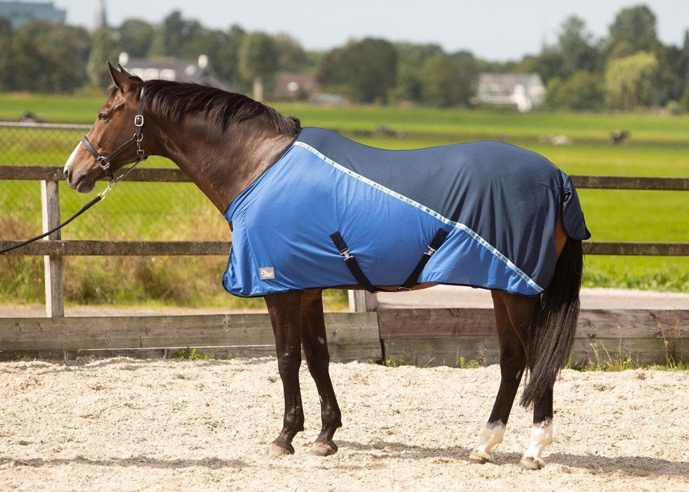 Harry horse mess pro vliegendeken navy, Dieren en Toebehoren, Paarden en Pony's | Dekens en Dekjes, Meerkleurig, Nieuweweg 61A 8391KR noordwolde