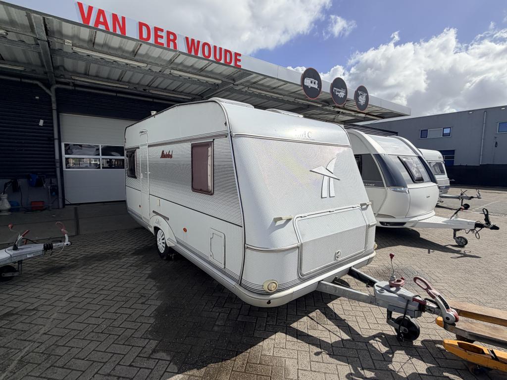 LMC Munsterland 490 K Mover, Fransbed, Caravans en Kamperen, Rondzit, Bedrijf, Ringverwarming, Overige typen