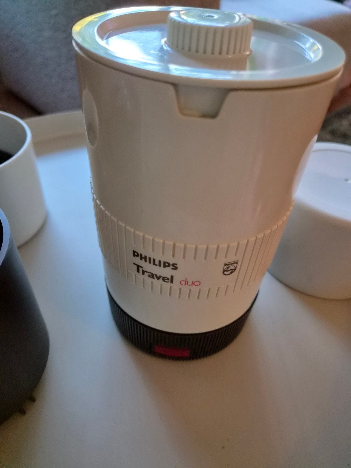 Philips Travel Duo Koffiezetapparaat - Compact & Draagbaar, Minder dan 1 liter, Ophalen of Verzenden, Gebruikt