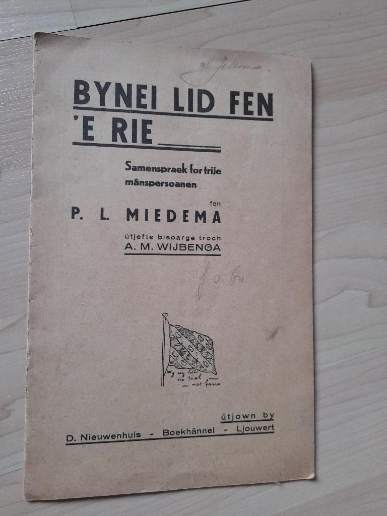 BYNEI LID FEN 'E RIE door PL Miedema Samenspraek friestalig, Ophalen of Verzenden, Gelezen