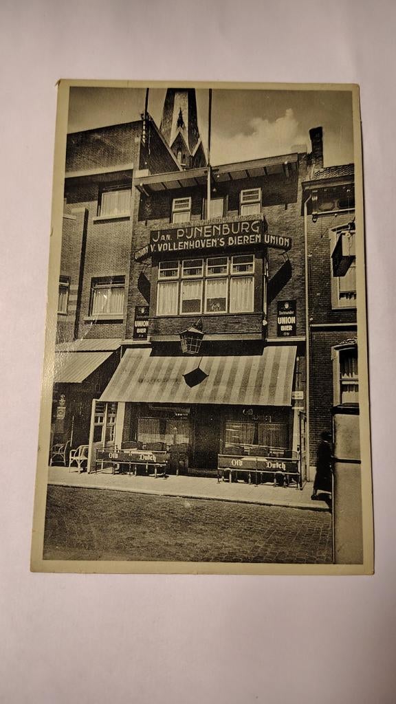 Tilburg Fotokaart Jan. Pijnenburg V. Vollenhoven's Bieren, Ophalen of Verzenden, Noord-Brabant