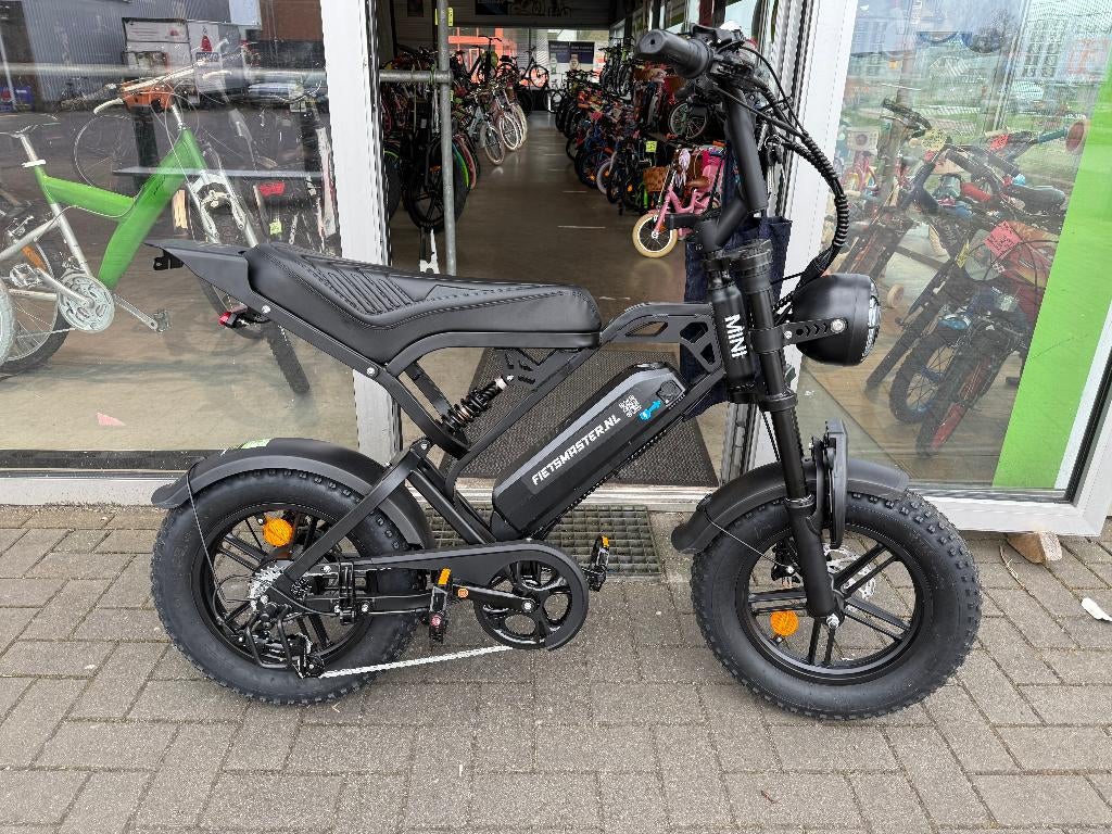 FIETSMASTER V20 MINI PRO FATBIKE PLUS UPGRADE HYD BLACK, Overige merken, Nieuw, Ophalen of Verzenden, 59 cm of meer