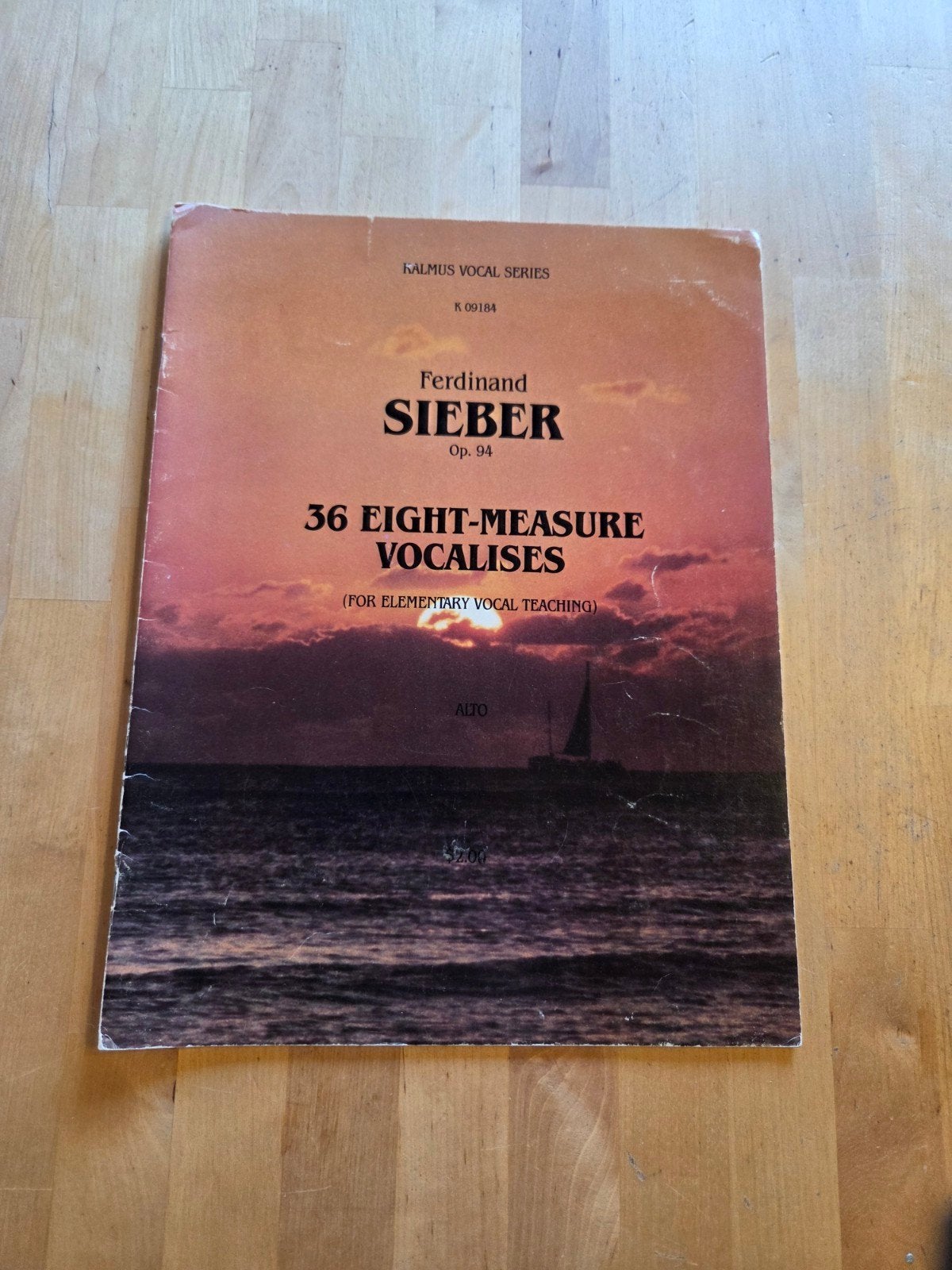 Elementary Vocalises voor Alt - Ferdinand Sieber, Gebruikt, Verzenden, Klassiek, Zang