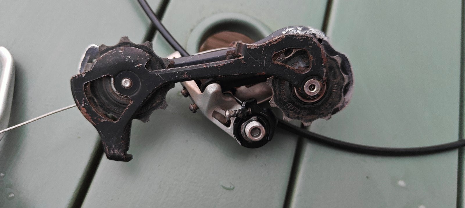 Shimano Deore XT Derailleur en Remmen Set, Fietsen en Brommers, Fietsonderdelen, Gebruikt, Ophalen of Verzenden, Derailleur of Ketting